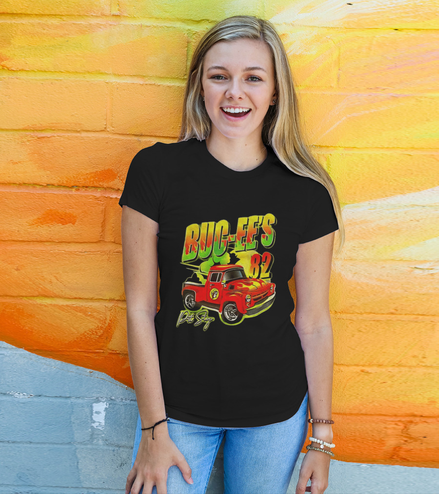 Buc Ee's 82 Pit Stop Vintage Red Truck T-Shirt