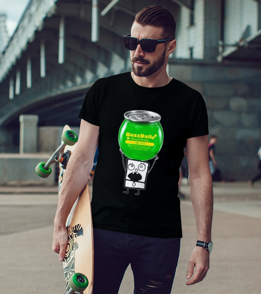 Doodlebob Lime Rita Buzzball Mixed Drinks T-Shirt