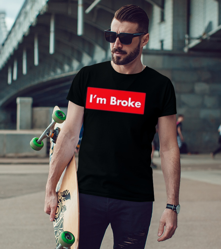Terroriser I'm Broke Red Box T-Shirt