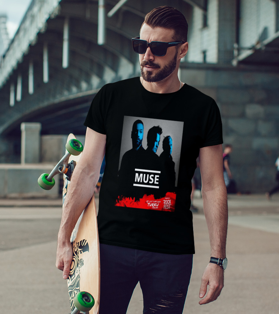 Muse Rockfest Turku 12th 14th June 2025 Finland T-Shirt