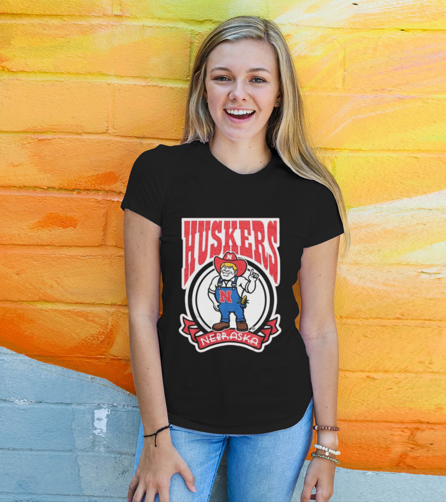 Huskers Nebraska Cornhuskers Vintage Logo 2024 T-Shirt