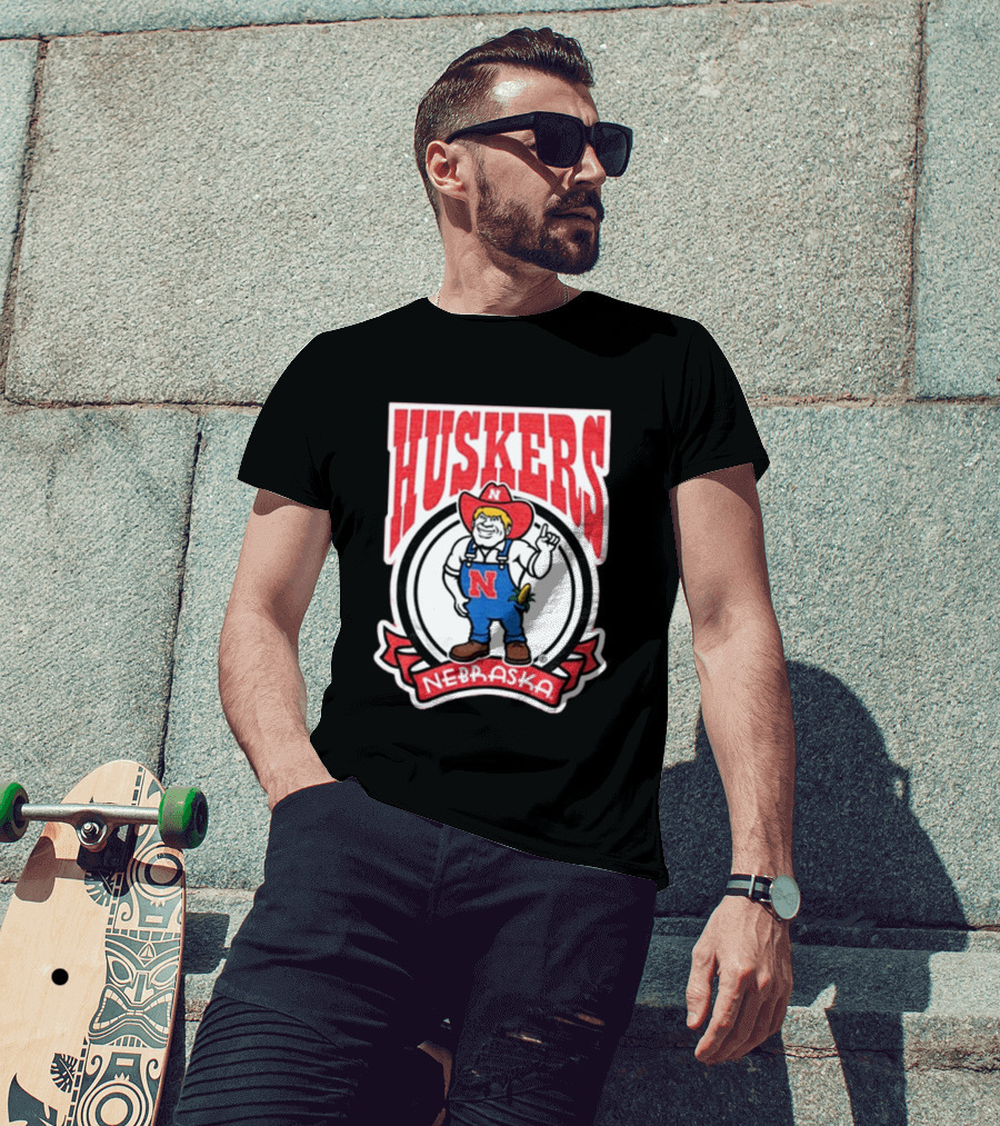 Huskers Nebraska Cornhuskers Vintage Logo 2024 T-Shirt