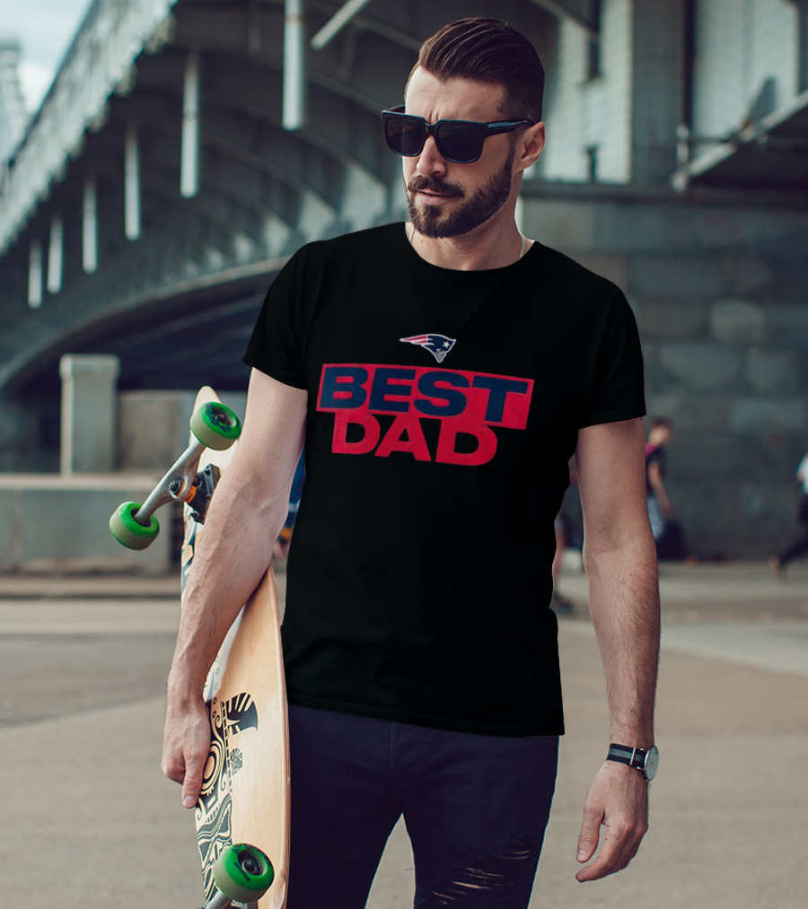 New England Patriots Best Dad Father's Day America Team T-Shirt