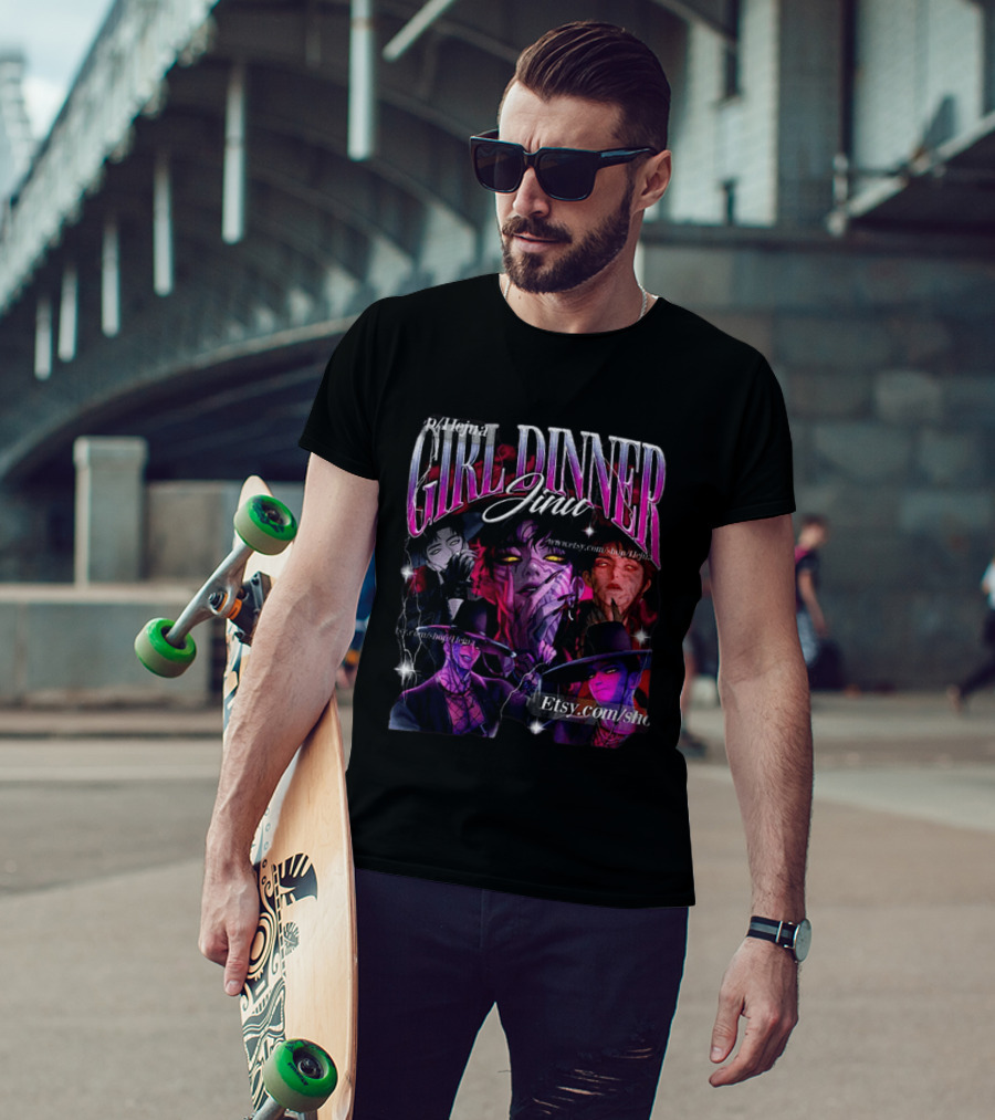 Girl Dinner Jinx Etsy Villain Crush Aesthetic T-Shirt