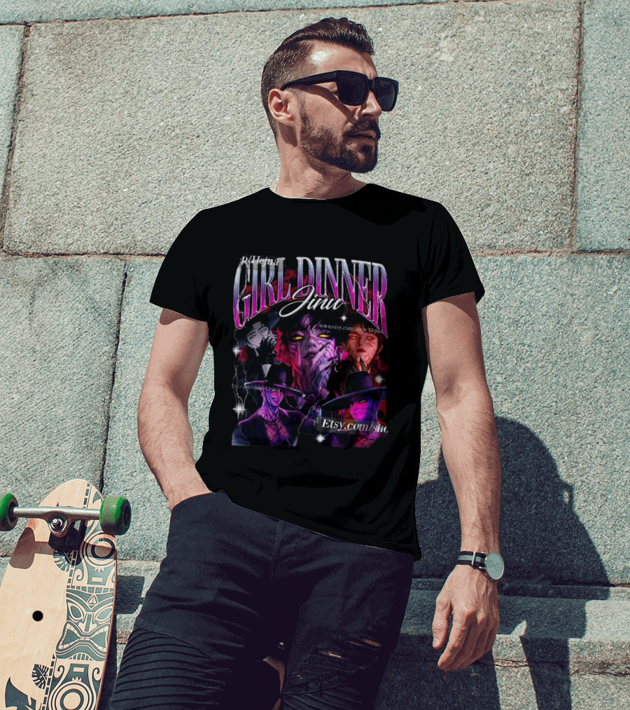 Girl Dinner Jinx Etsy Villain Crush Aesthetic T-Shirt