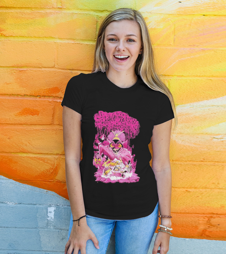 New Sanguisugabogg Pink Monster King Julian Purple T-Shirt