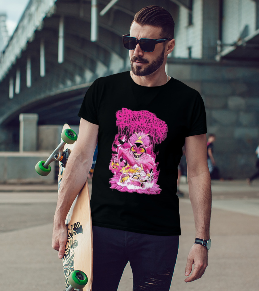 New Sanguisugabogg Pink Monster King Julian Purple T-Shirt