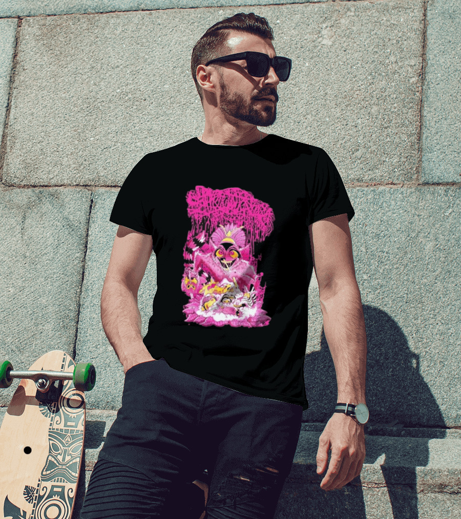 New Sanguisugabogg Pink Monster King Julian Purple T-Shirt