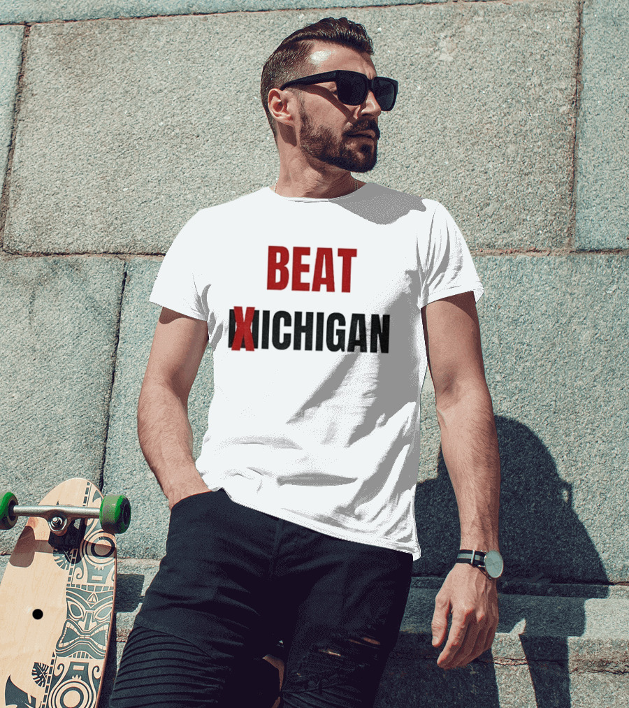 Beat Michigan Ohio State Buckeyes Football NCAA 2025 Rivalry Game T-Shirt