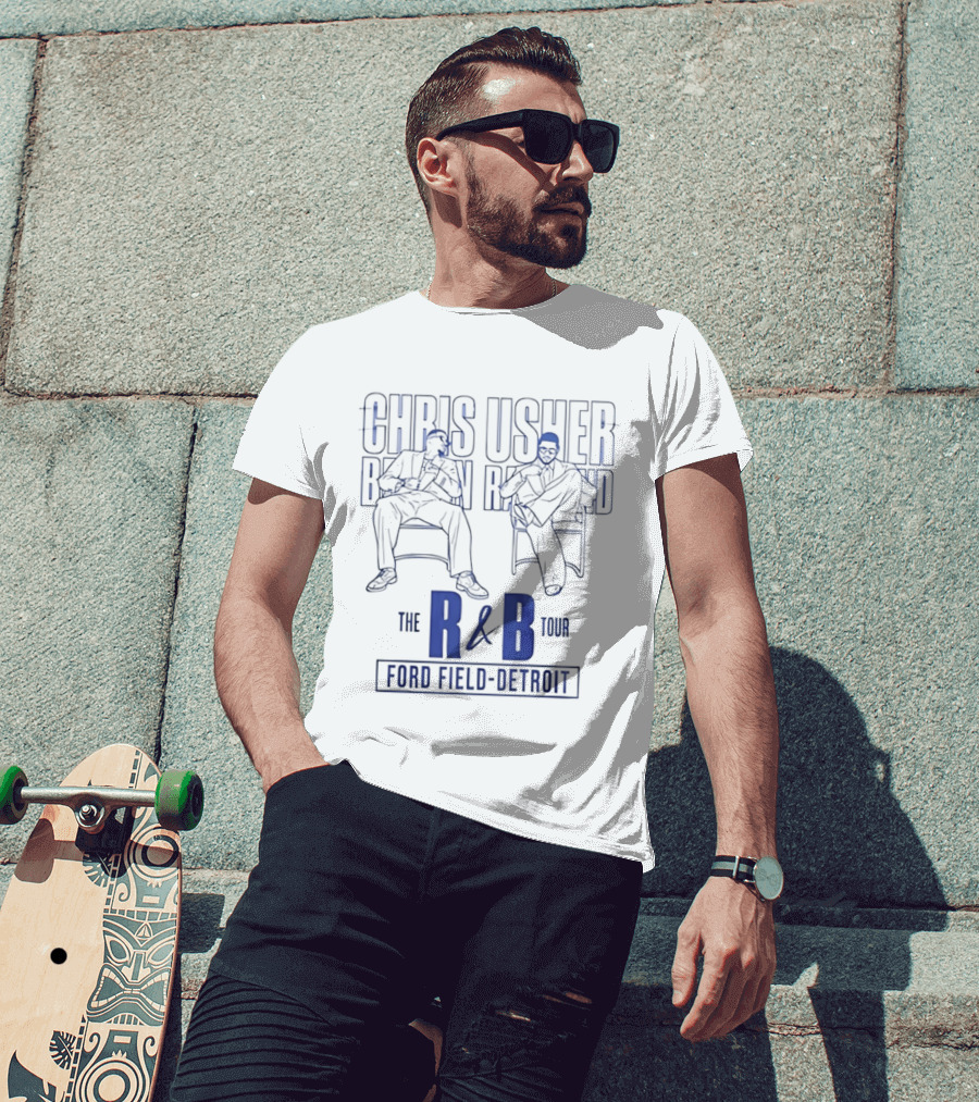 Chris Usher The R&B Tour Ford Field Detroit T-Shirt