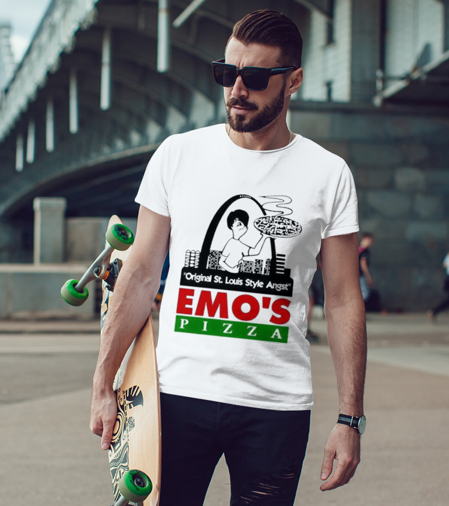 Original St. Louis Style Angst Emo's Pizza T-Shirt
