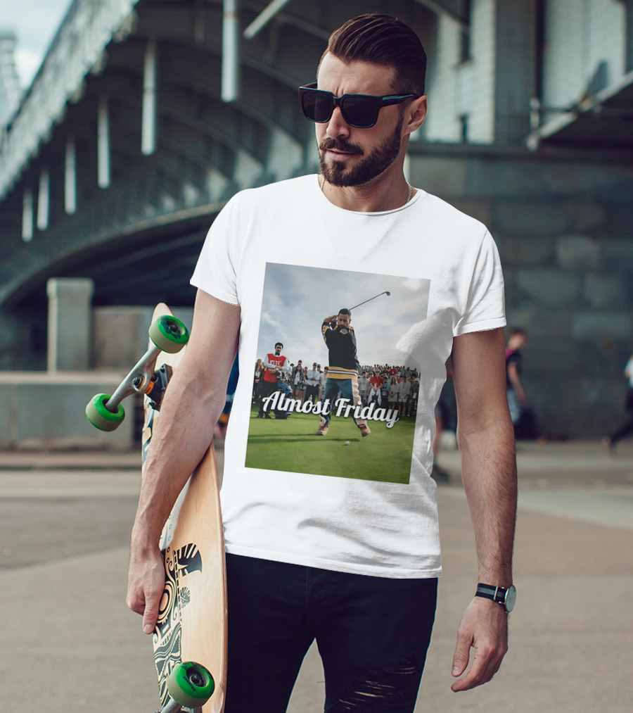 Happy Gilmore Almost Friday Hockey Golf Scene T-Shirt