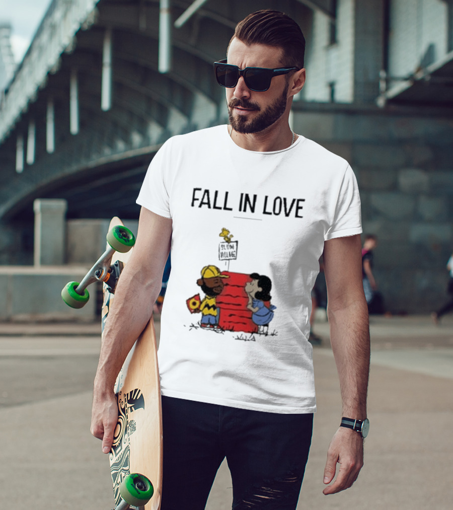 Fall In Love J Dilla Slum Village Lucy Peanuts T-Shirt