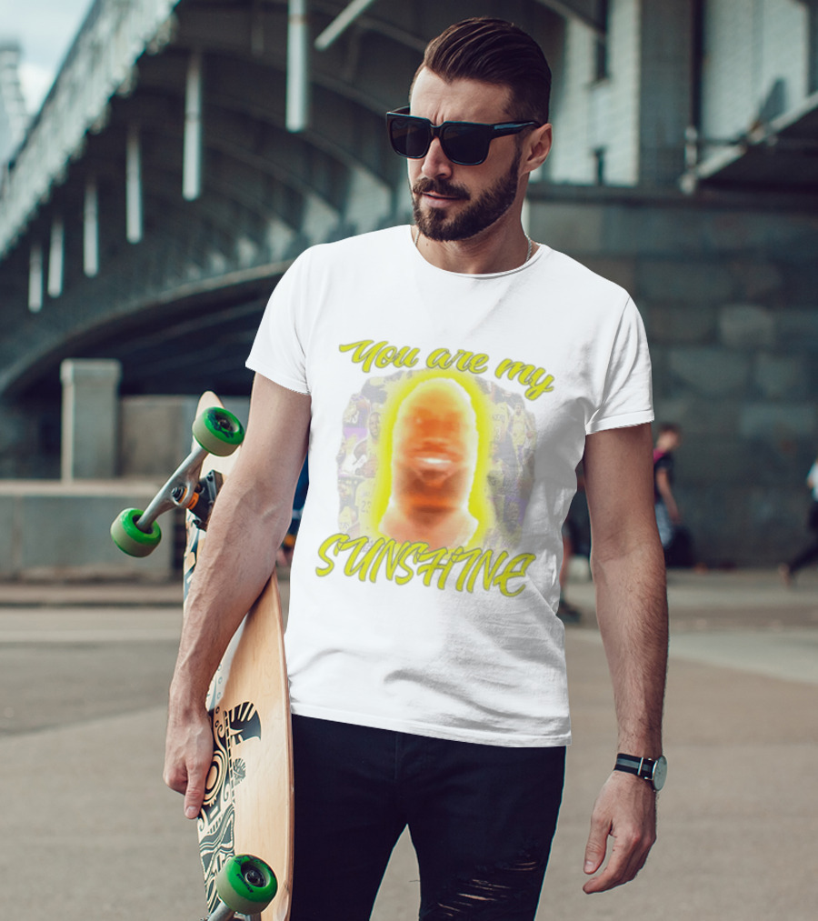 You Are My Sunshine Lebron James Lakers Basketball Lebonbon T-Shirt