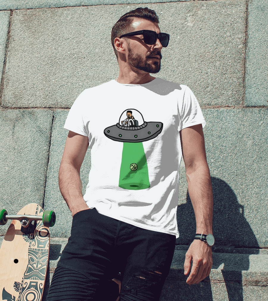 San Antonio Spurs Victor Wembanyama Wemby Extraterrestrial UFO Basketball T-Shirt