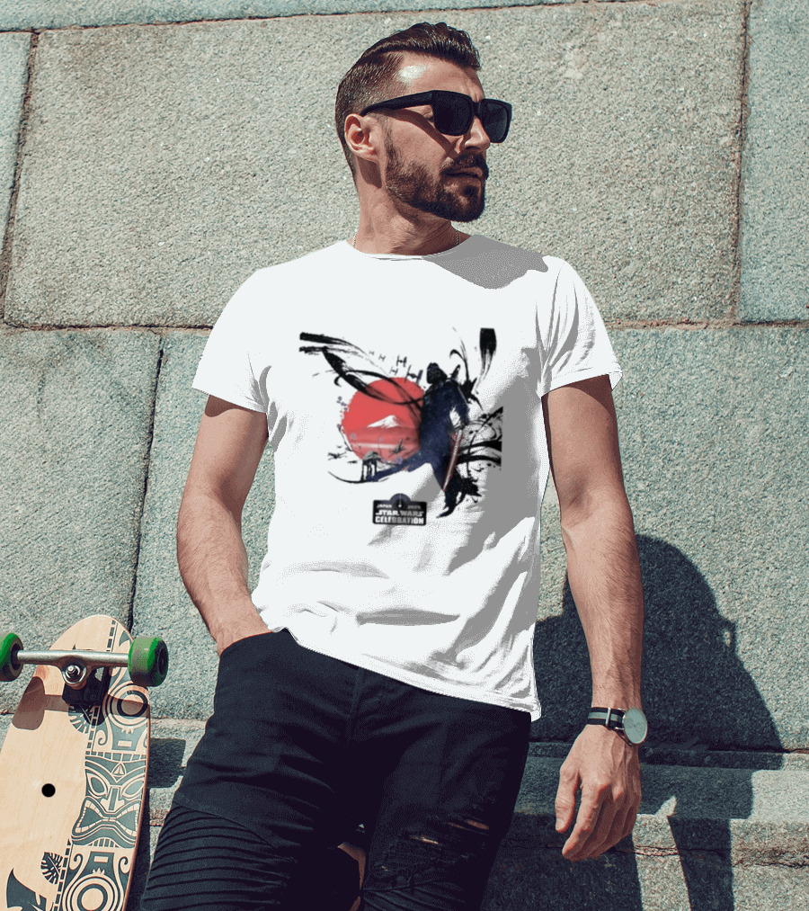 Star Wars Celebration Japan 2025 April 18 20 Darth Vader Samurai Sunburst T-Shirt