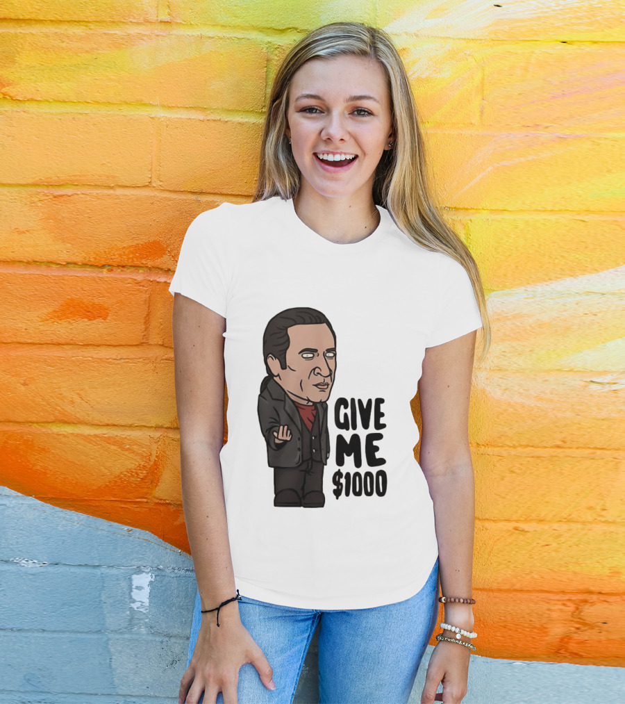 The Sopranos Furio Giunta Cartoon Give Me $1000 T-Shirt