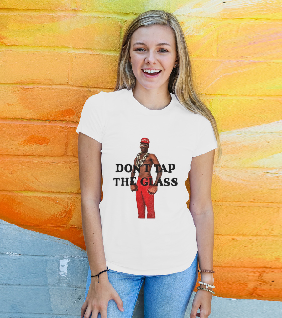 Tyler The Creator Don't Tap The Glass Red Pants Chain Glasses T-Shirt