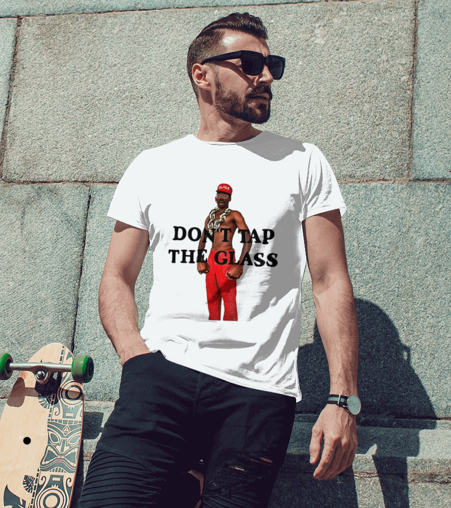 Tyler The Creator Don't Tap The Glass Red Pants Chain Glasses T-Shirt
