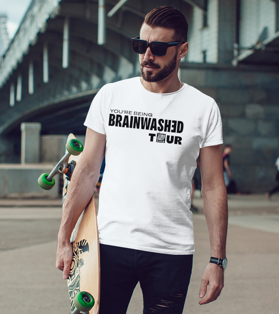You're Being Brainwashed Tour TV Swirl T-Shirt