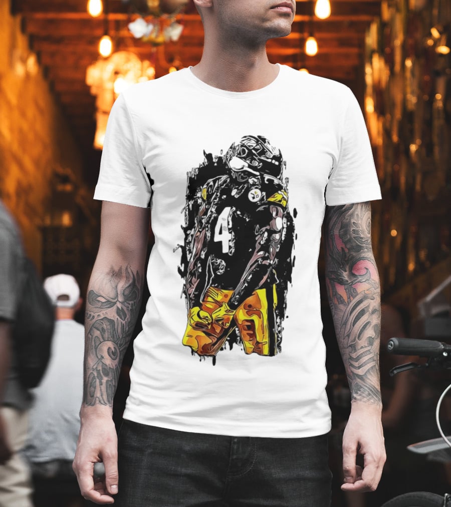 Zecharius Metcalf Metcalf Pittsburgh Steelers Black And Gold 4 DK T-Shirt