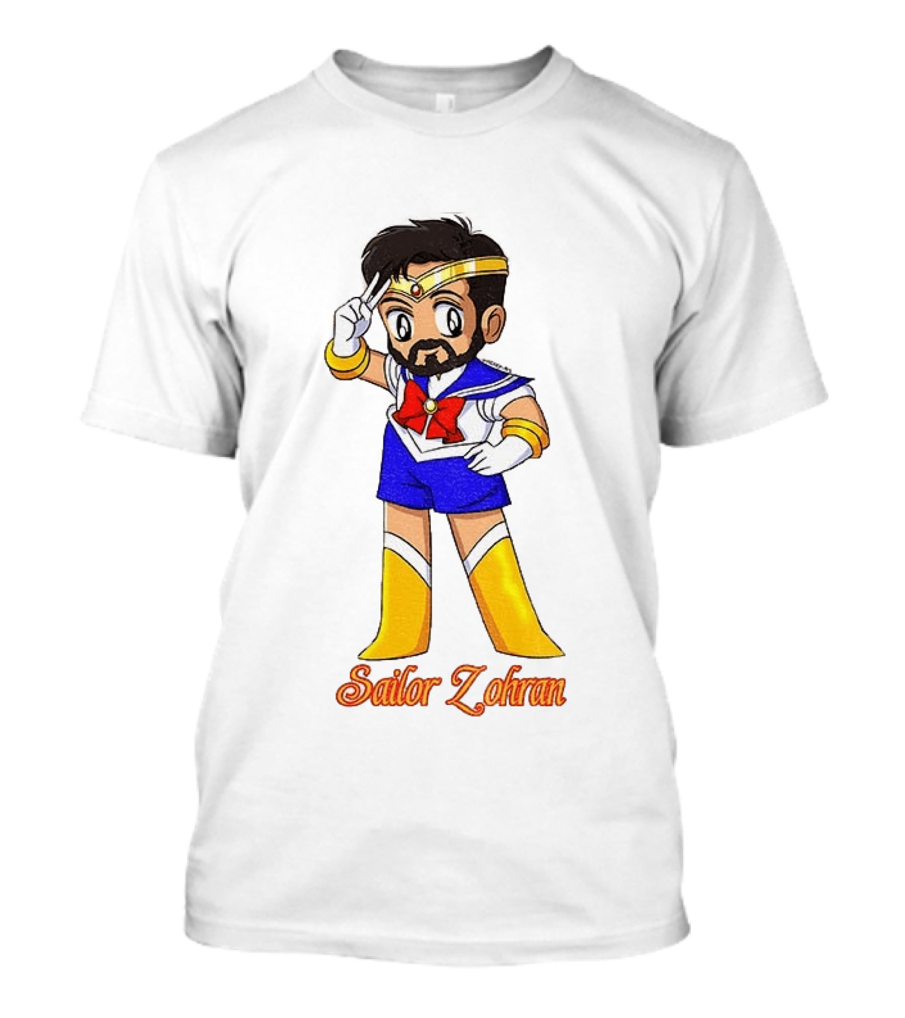 Zohran Mamdani Sailor Moon Sailor Zohran Anime Crossover Meme T-Shirt