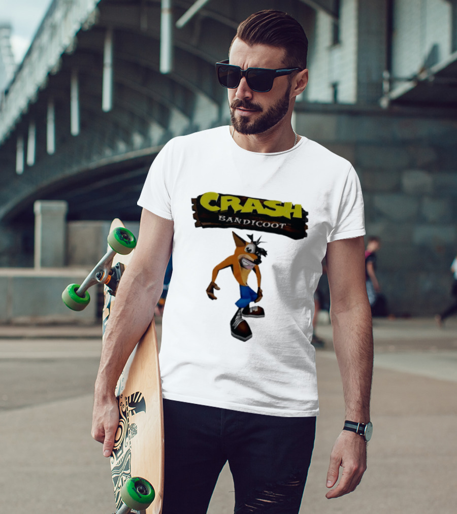 Crash Bandicoot Video Game Classic Gaming T-Shirt