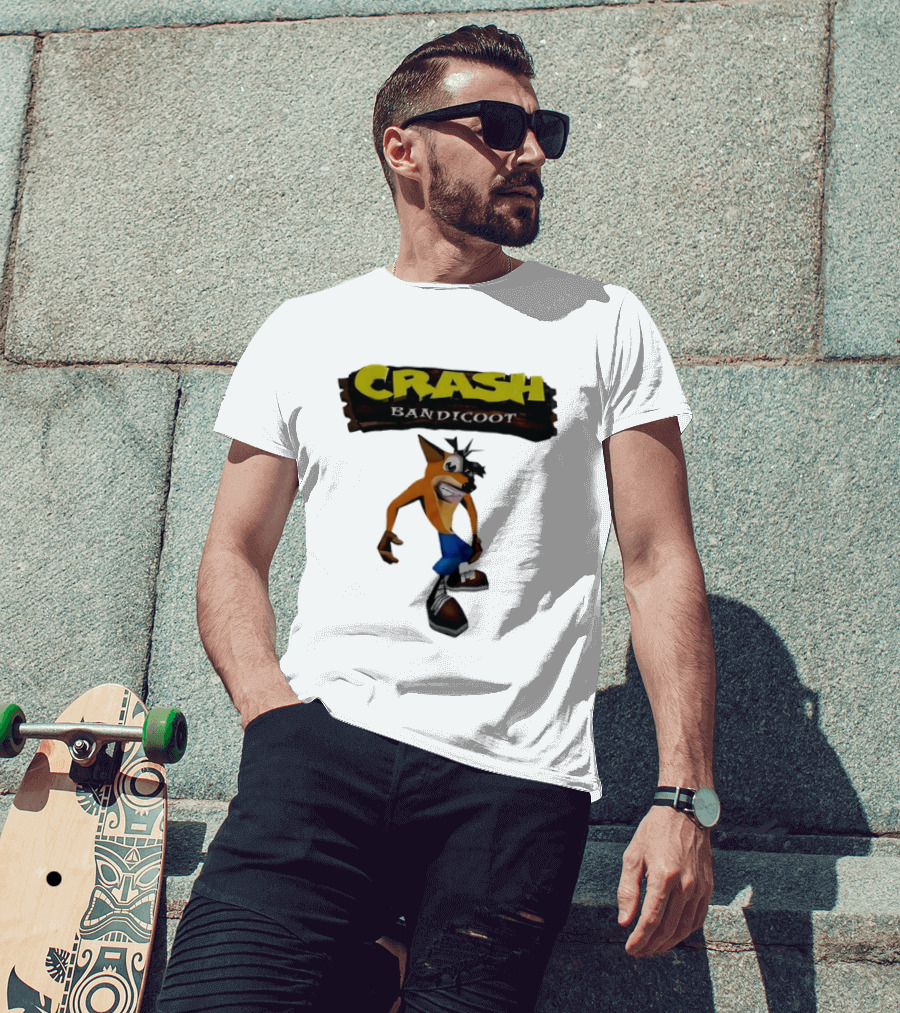 Crash Bandicoot Video Game Classic Gaming T-Shirt