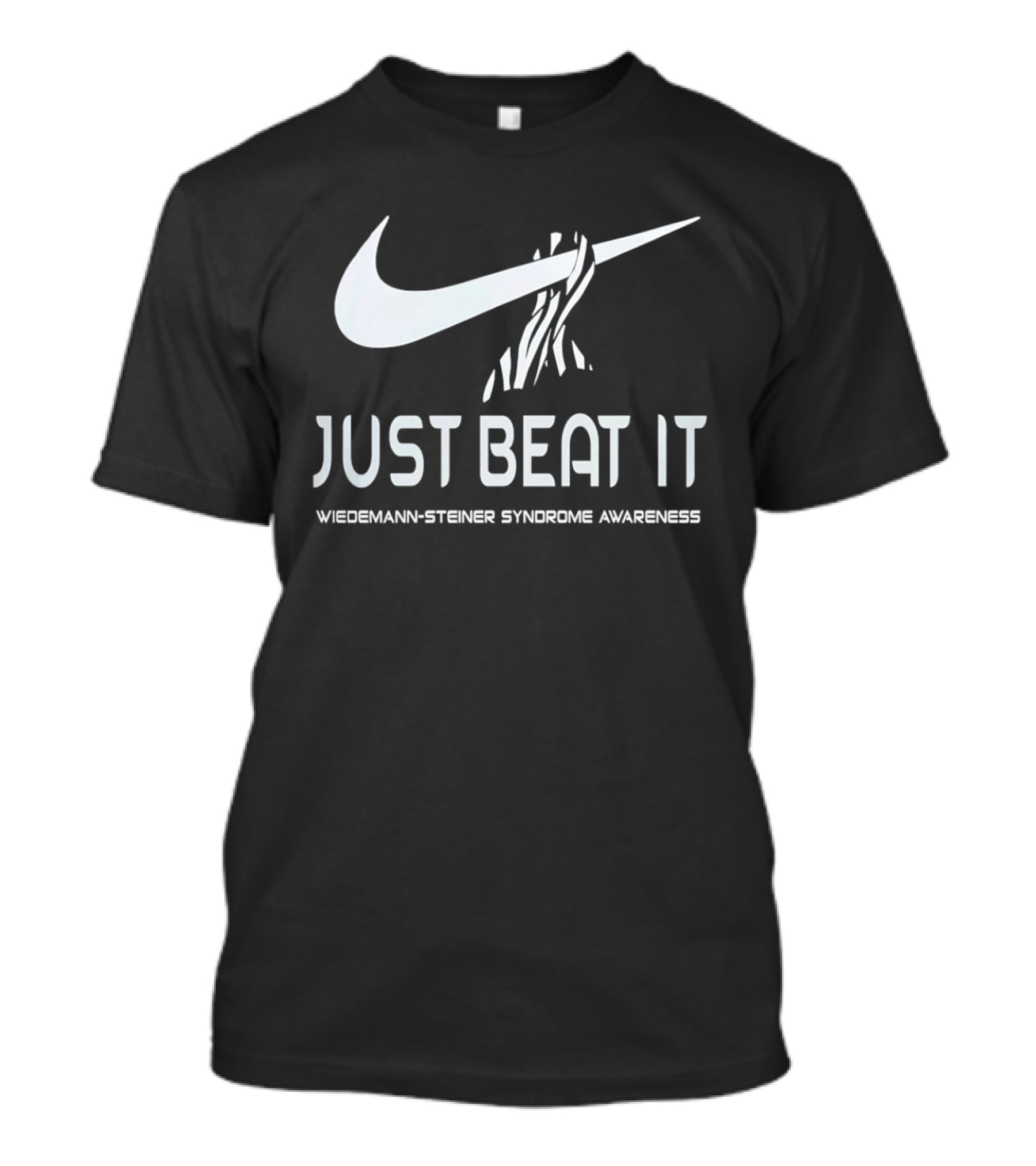 Just Beat It Wiedemann Steiner Syndrome Awareness Nike T-Shirt