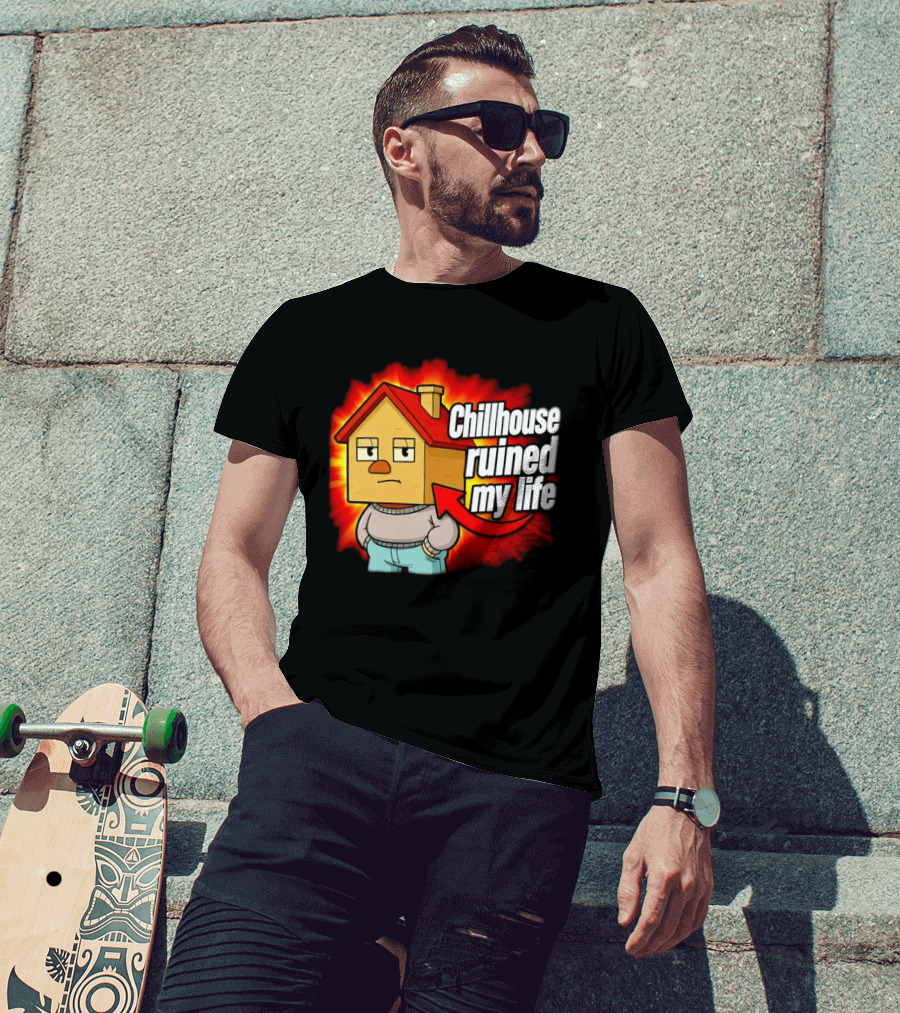 Chillhouse Ruined My Life Cube House T-Shirt