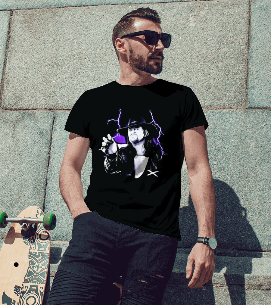 Ken Carson Meets WWE Superstar The Undertaker Lightning T-Shirt