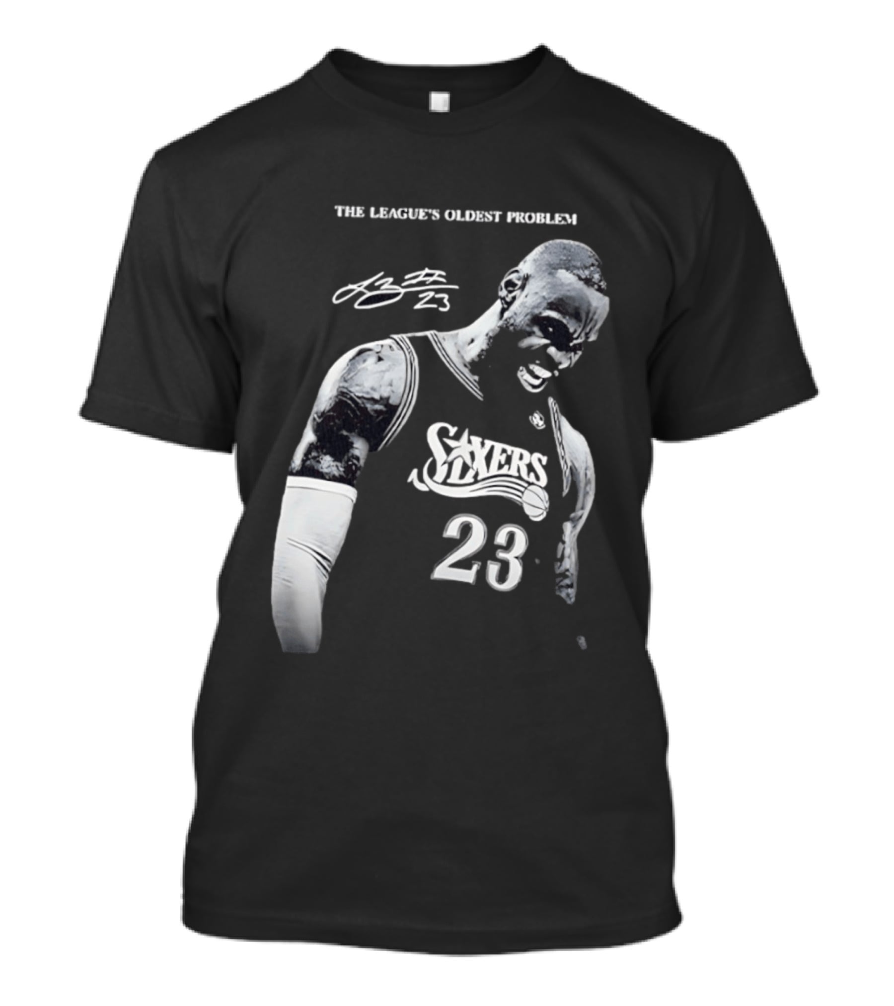The League's Oldest Problem LeBron James Sixers 23 T-Shirt