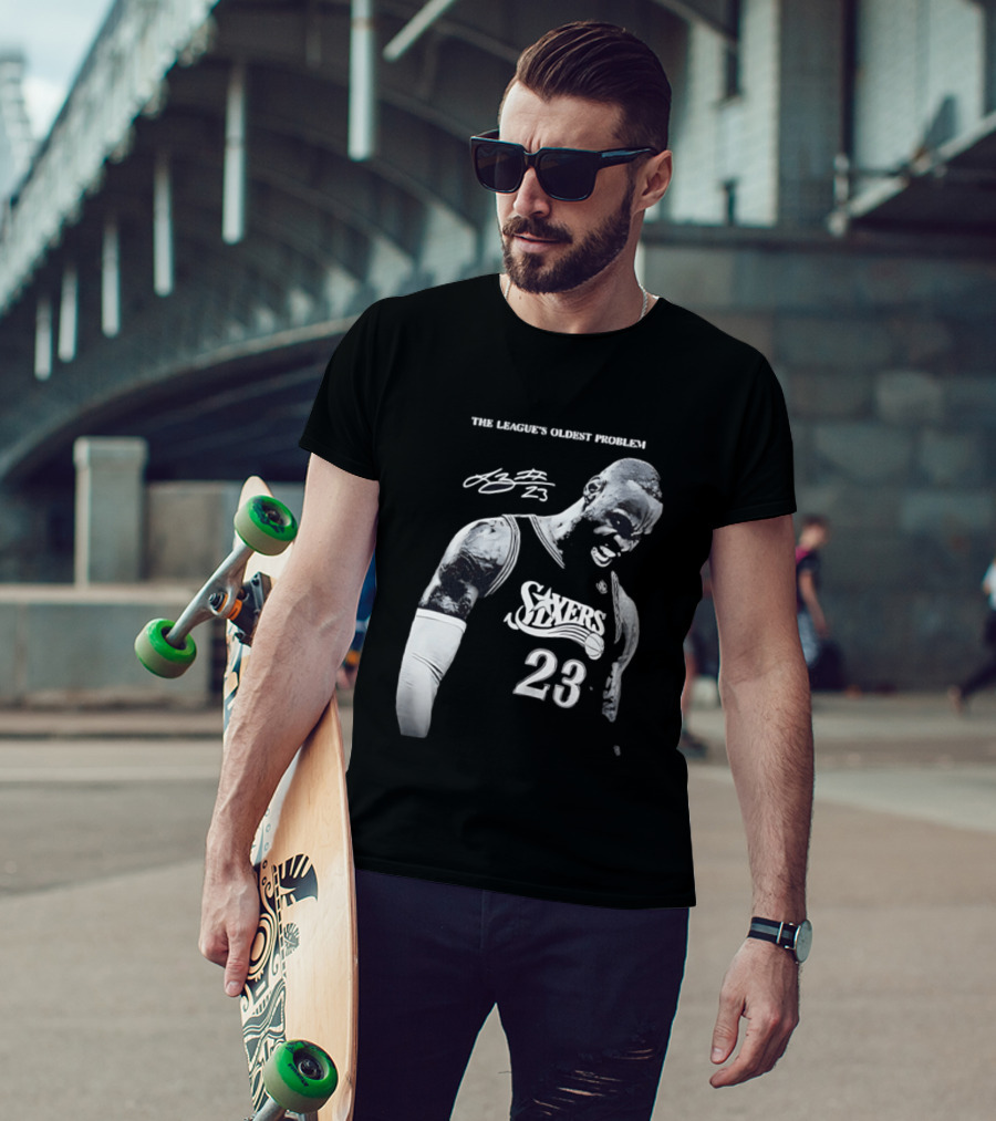 The League's Oldest Problem LeBron James Sixers 23 T-Shirt
