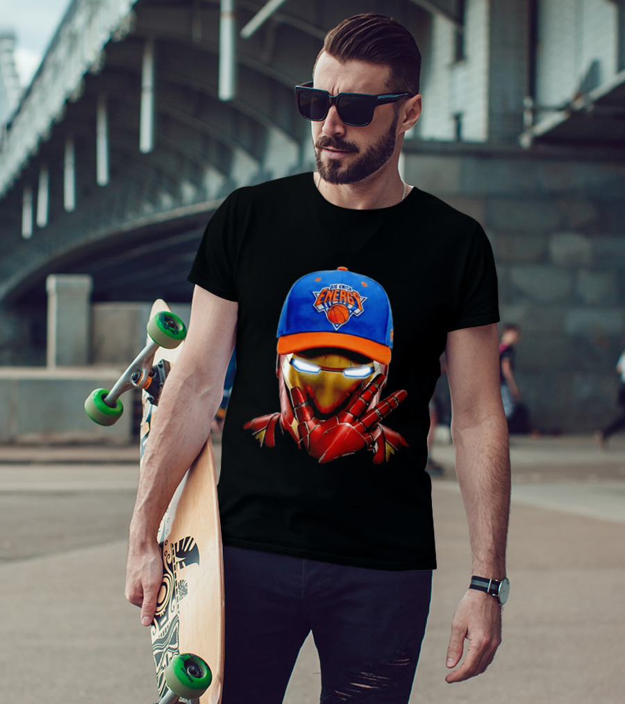 Big Knick Energy Iron Man New York Knicks T-Shirt