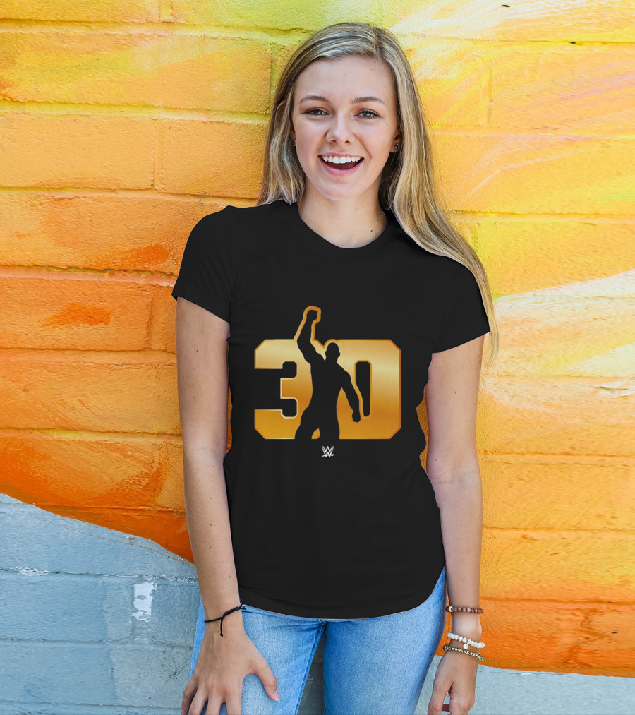 The Rock 30 WWE Years Anniversary Celebration T-Shirt