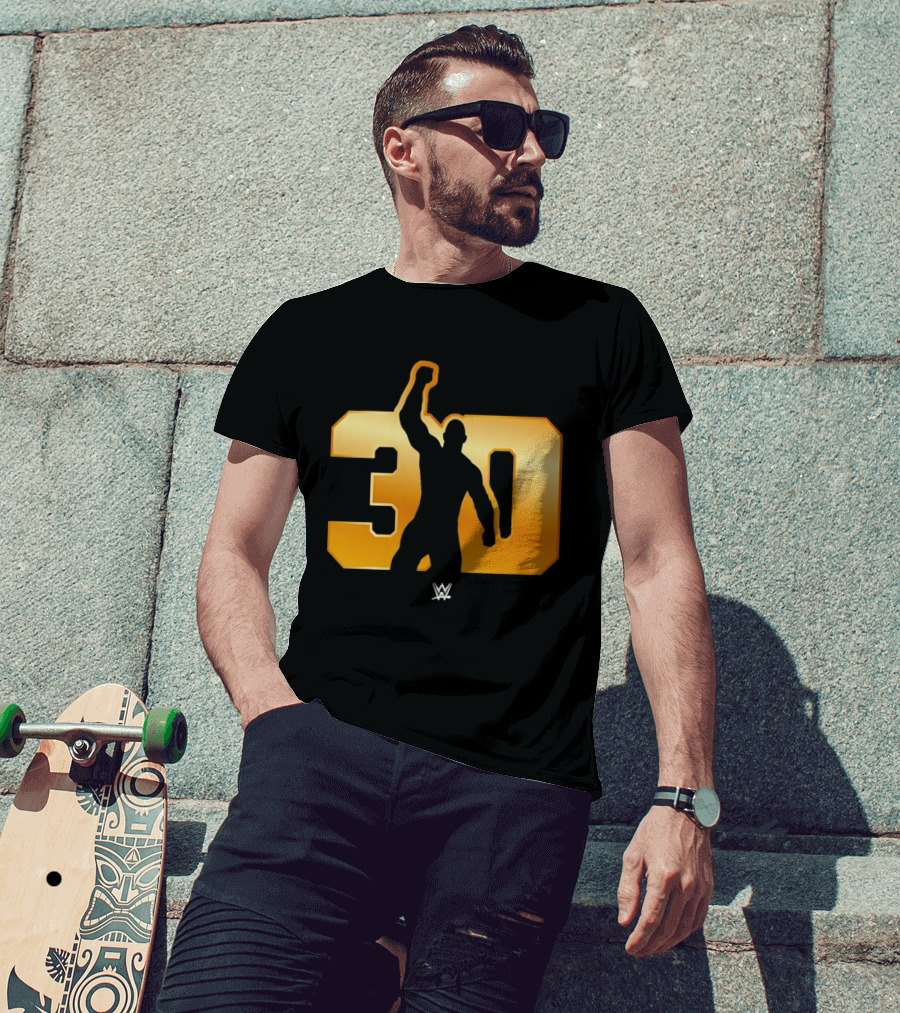 The Rock 30 WWE Years Anniversary Celebration T-Shirt