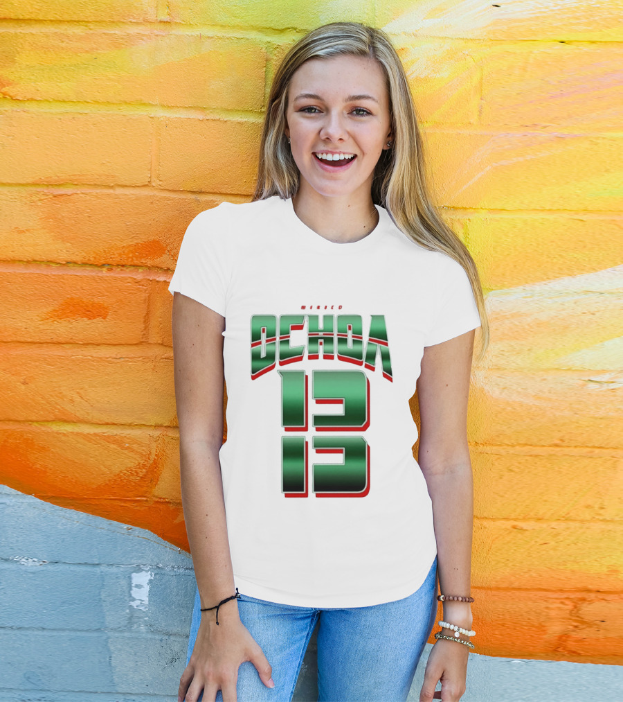 Guillermo Ochoa Mexico Jersey Ochoa 13 El Tri Number T-Shirt