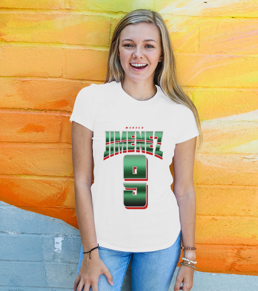 Mexico Jimenez 9 El Tri Number Name T-Shirt
