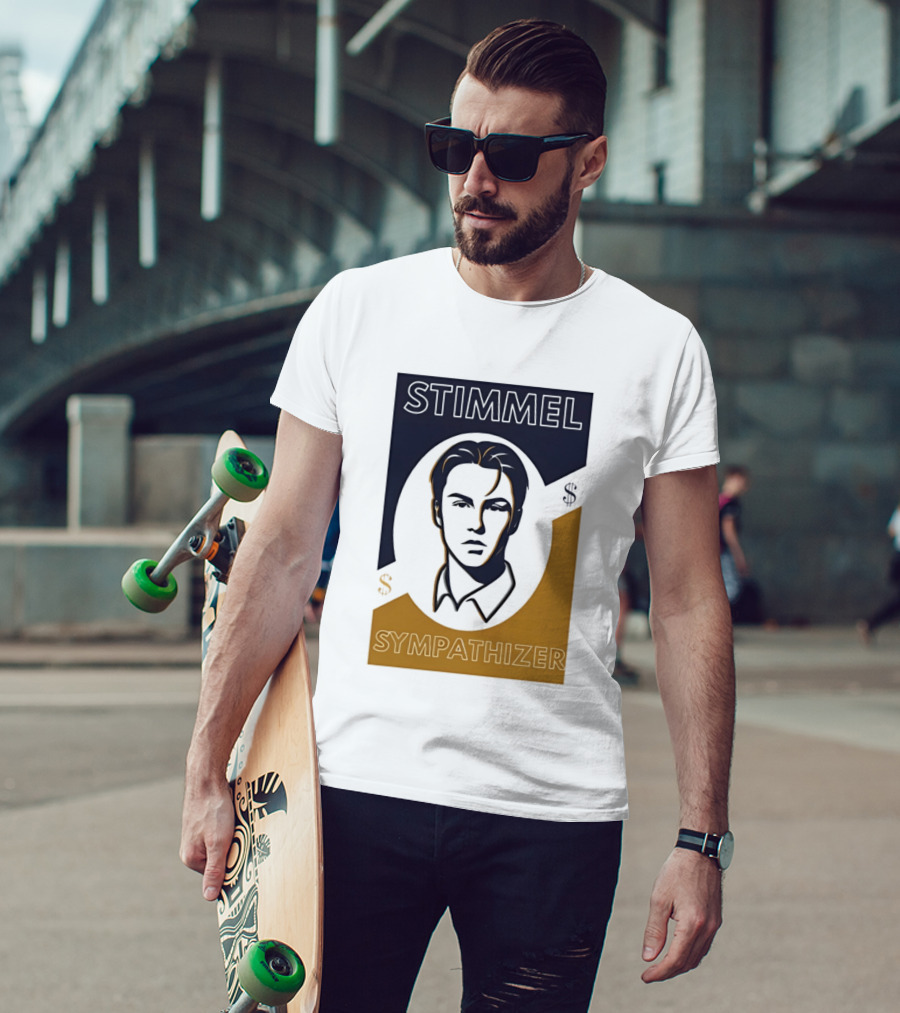 Stimmel Sympathizer Face Art With Dollar T-Shirt