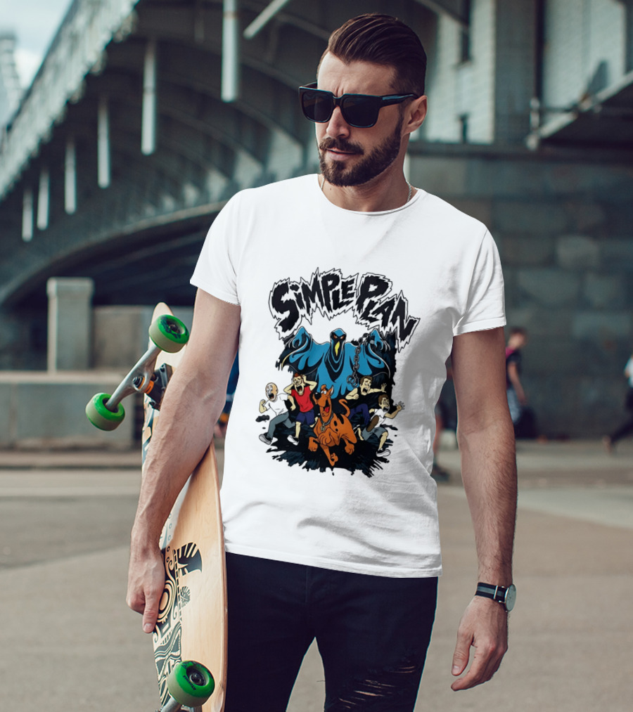 Simple Plan Scooby Doo The Bigger Than You Think Tour 2026 T-Shirt