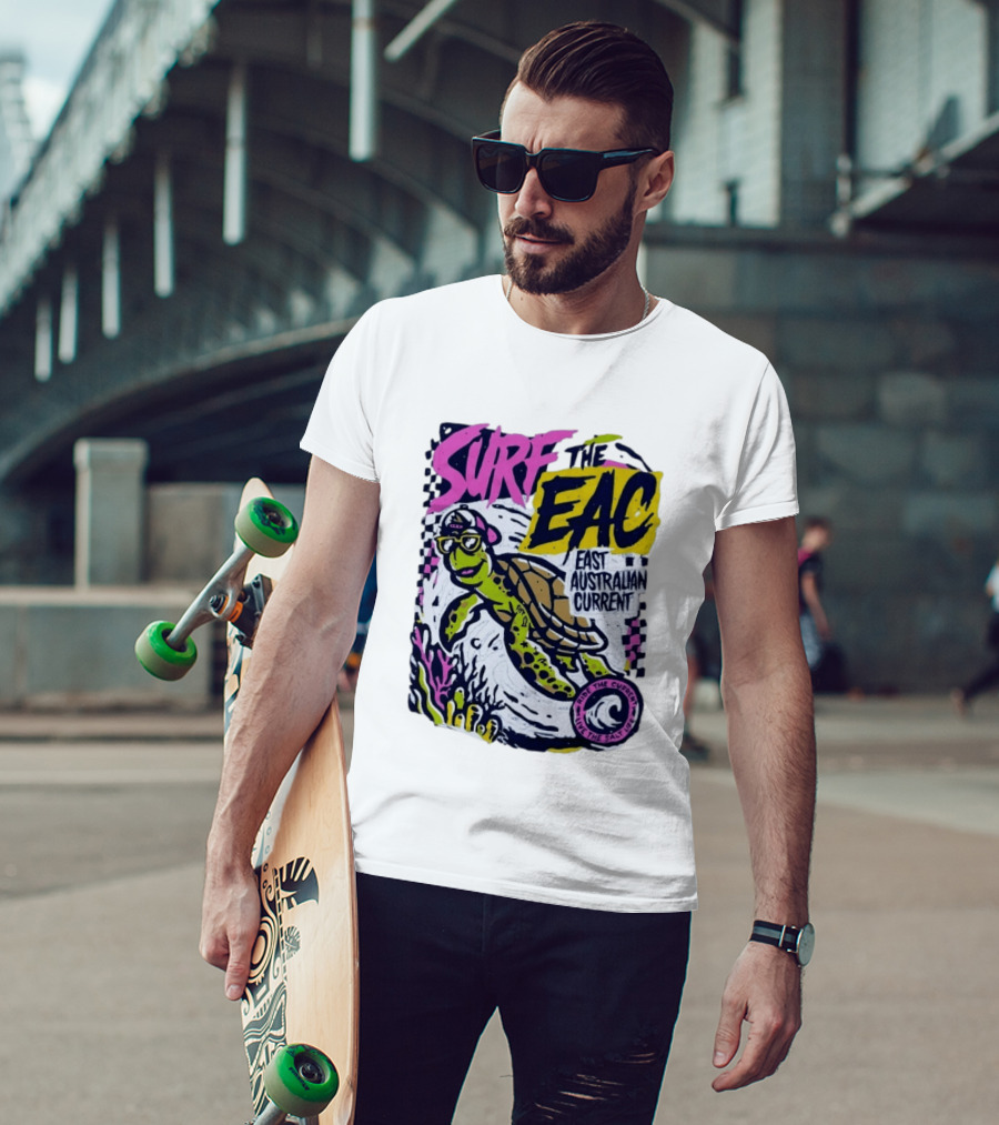 Surf The EAC East Australian Current Turtle Ride The Wave Feel The Salt Life T-Shirt