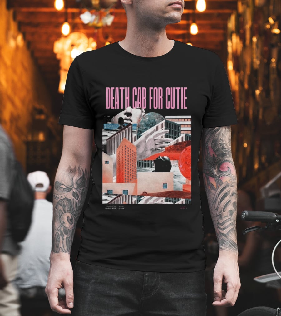 Death Cab For Cutie August 2 2026 Greek Theatre Los Angeles CA Concert T-Shirt