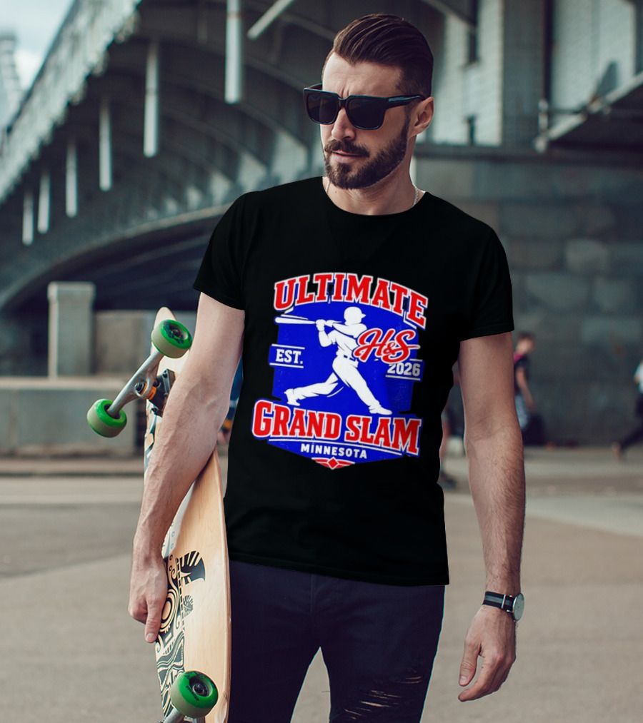 Ultimate H&S Grand Slam Baseball Minnesota Est 2026 T-Shirt