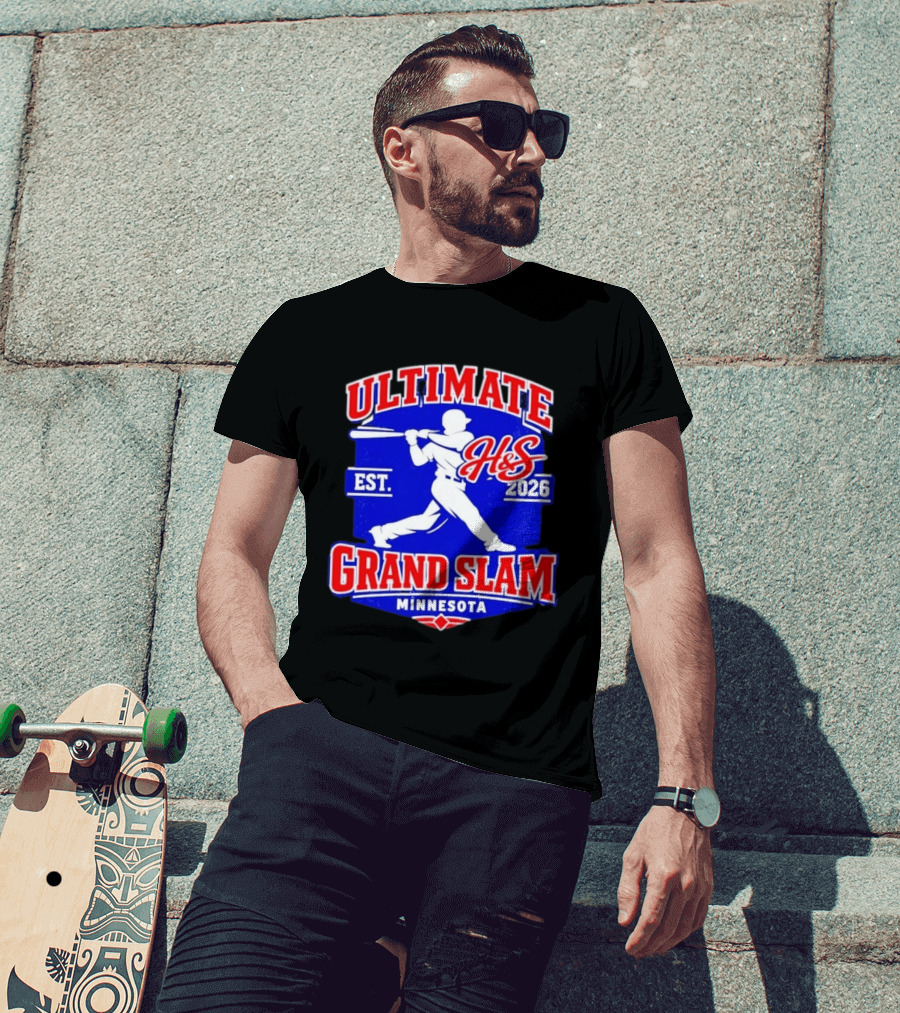 Ultimate H&S Grand Slam Baseball Minnesota Est 2026 T-Shirt