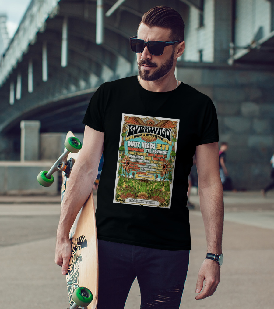 Everwild Music Arts Festival Dirty Heads 311 Tropidelic July August 2026 Thornville T-Shirt