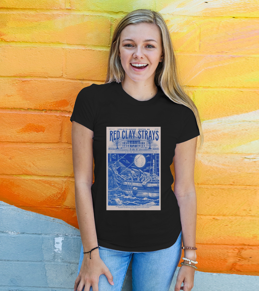 Live At TD Garden Boston MA August 1 2026 Red Clay Strays With The Revivalists T-Shirt