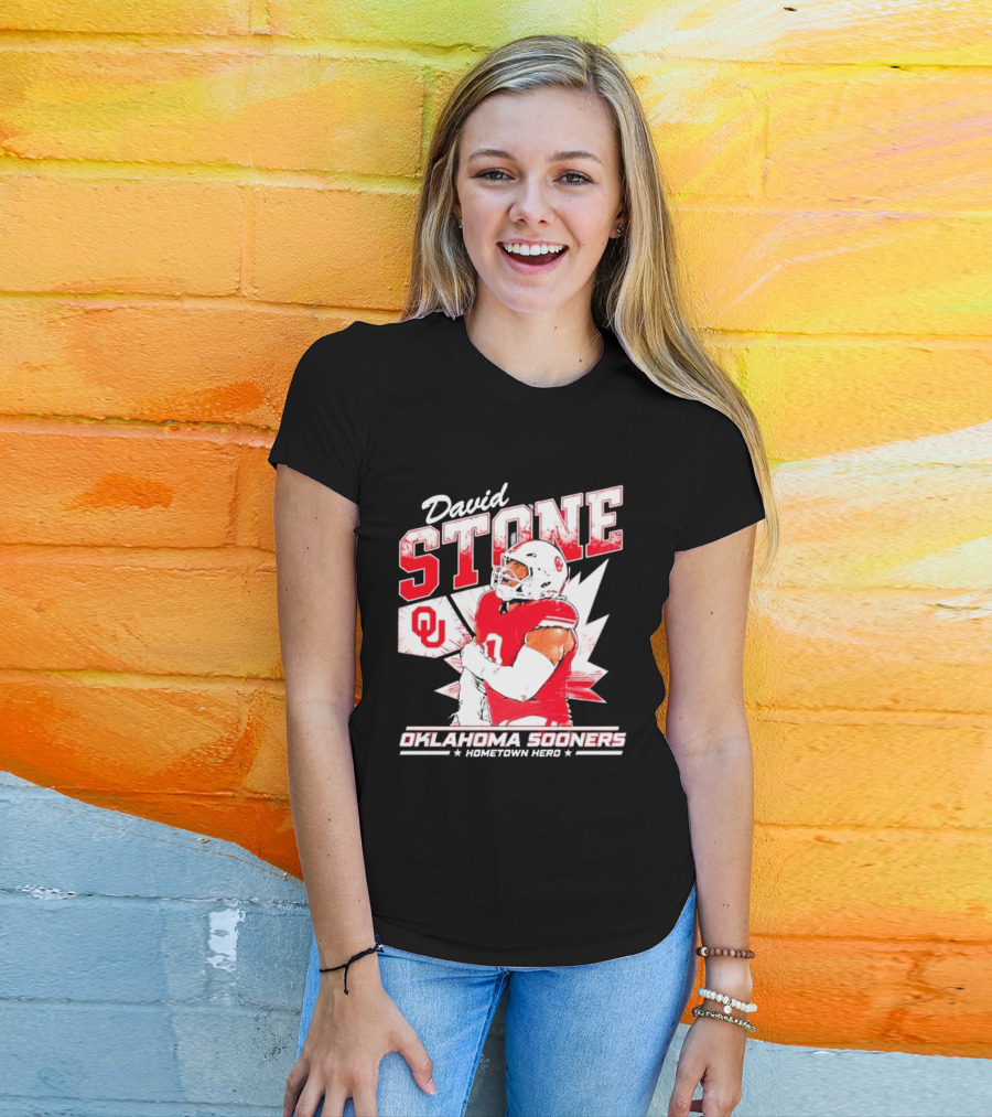 David Stone Oklahoma Sooners Hometown Hero OU Football Star T-Shirt