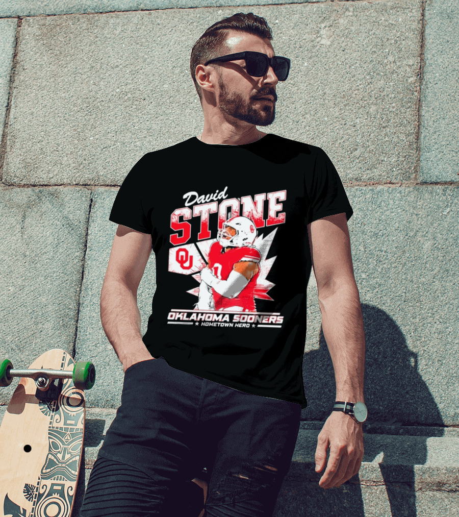 David Stone Oklahoma Sooners Hometown Hero OU Football Star T-Shirt