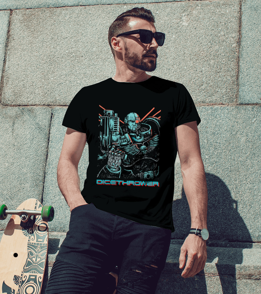 Warhammer 40000 Space Marine Dicethrower T-Shirt