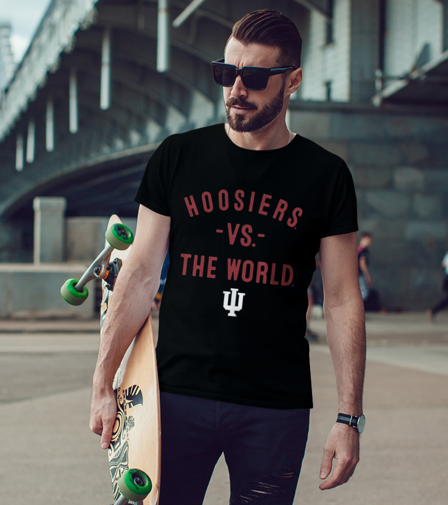 Indiana Hoosiers Vs The World 2026 Football IU T-Shirt